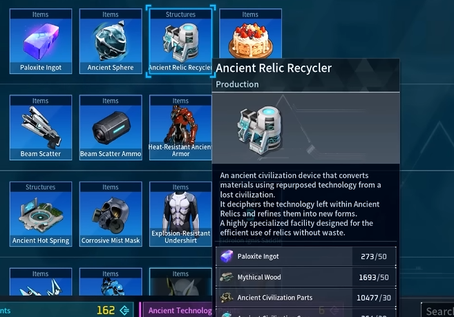 rainbow passive ancient recycler